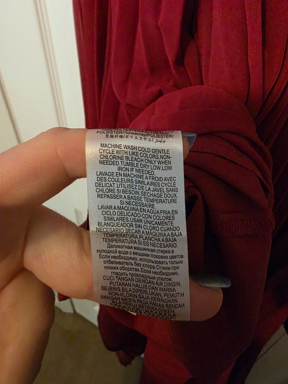 BCBG Generation Raspberry Maxi gown - Picture 7 of 8